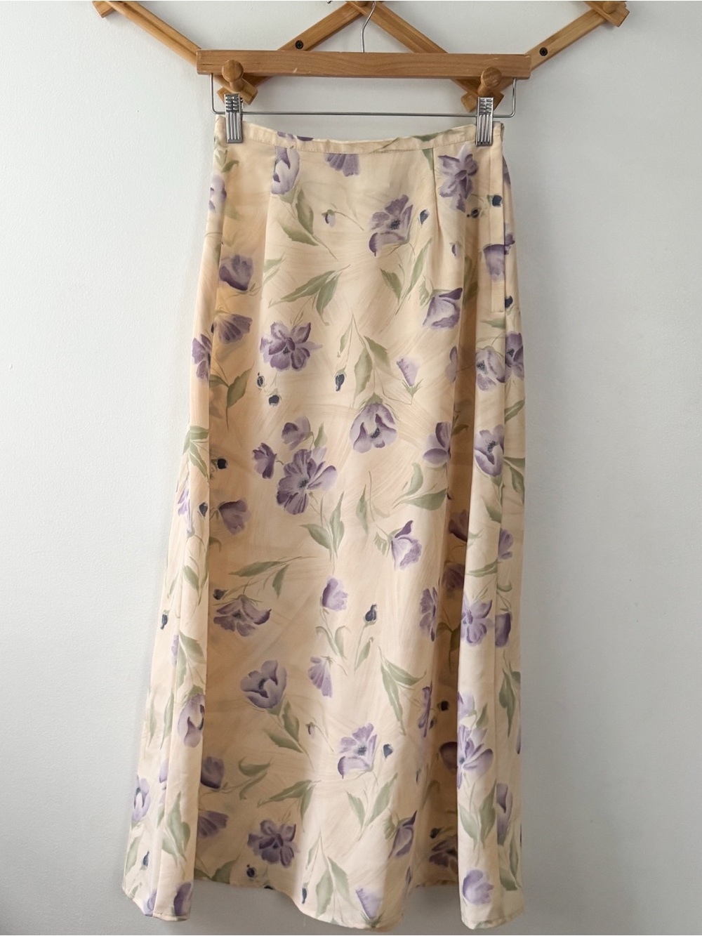 Vintage Jaclyn Smith floral midi skirt 8